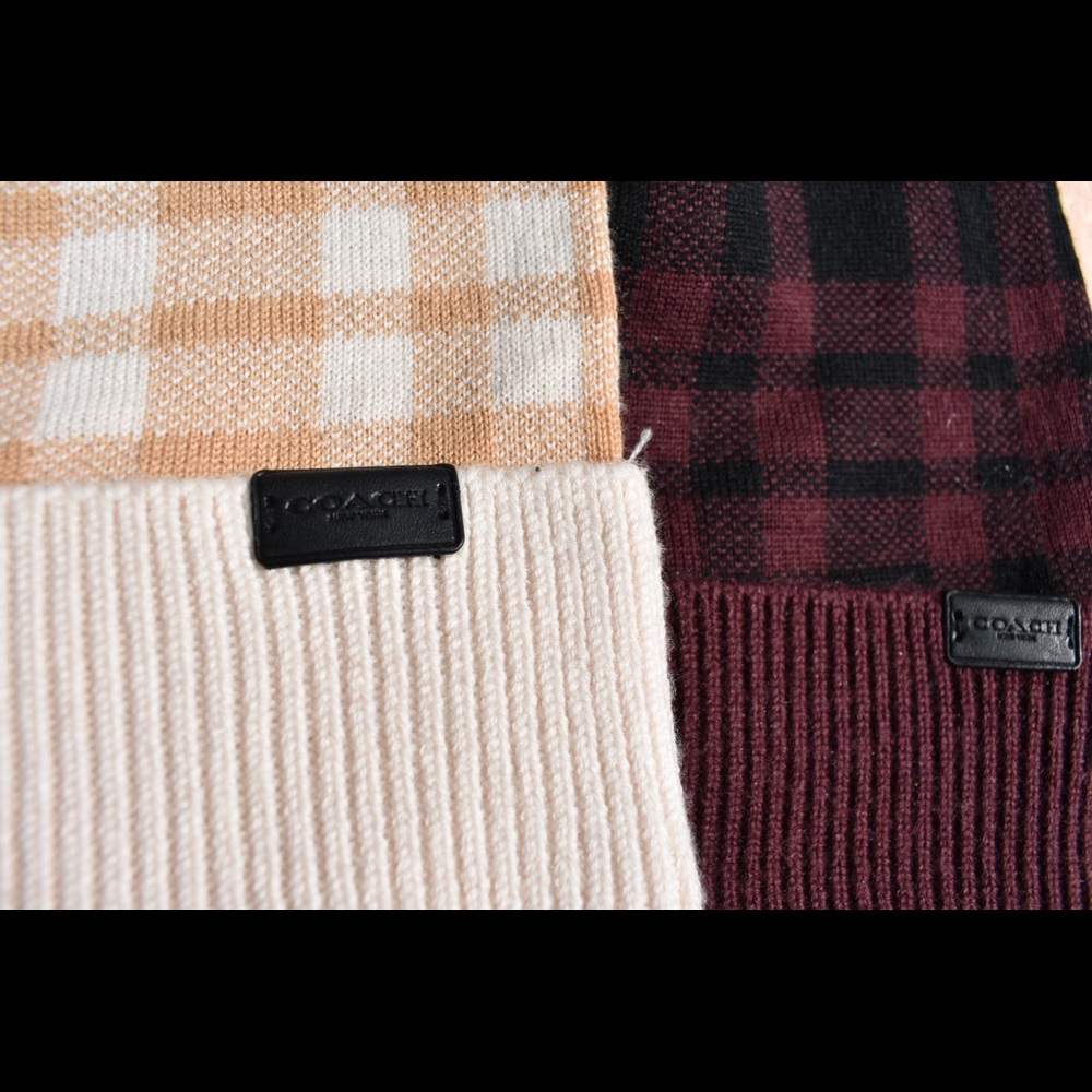 READ DESCRIPTION CAREFULLY ❄️ Coach Plaid POM Hats ❄️ - Picture 10 of 12